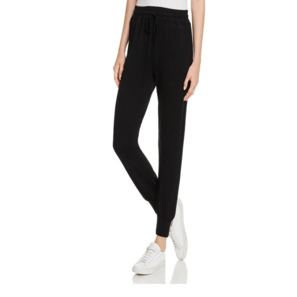 Red Haute Tonal Black Joggers -- SMALL